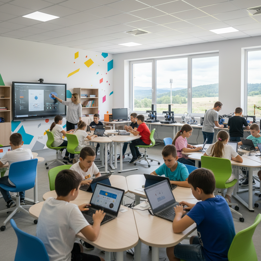 35 de școli din județul Covasna modernizate cu mobilier și echipamente noi prin PNRR