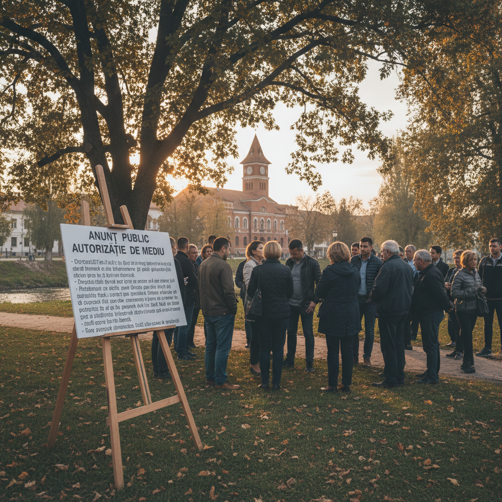 Anunț Public privind Acordarea Autorizației de Mediu