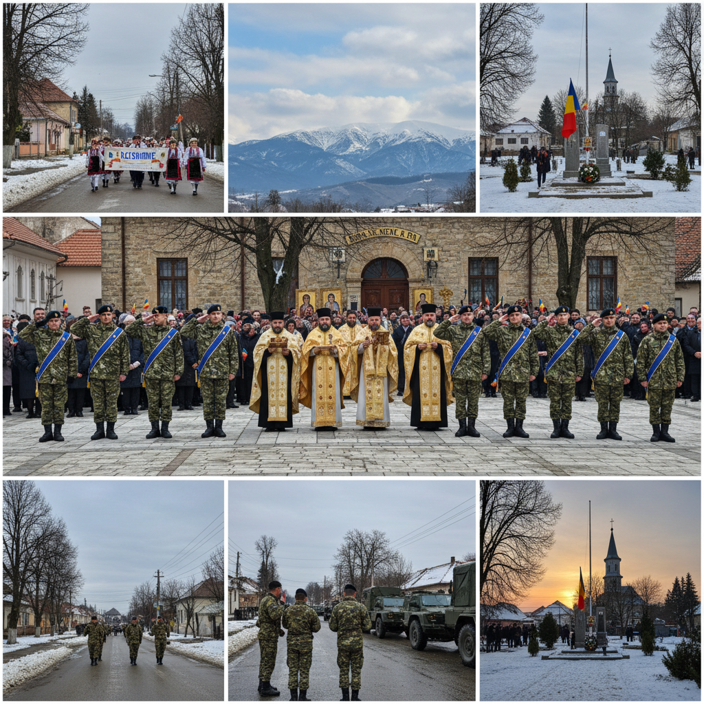Ceremonii militare și religioase de Ziua Națională a României în cinci localități din județul Covasna