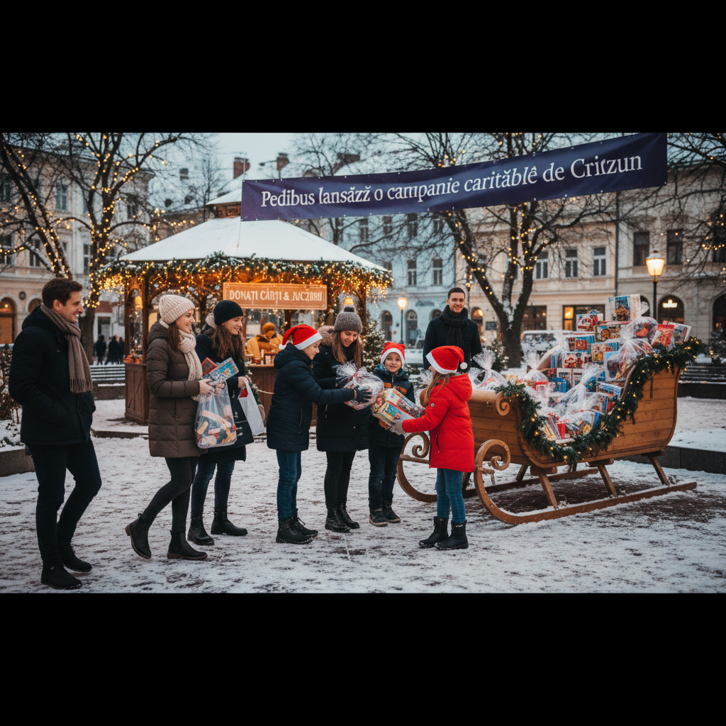 donează cărți și jucării pentru comunitate