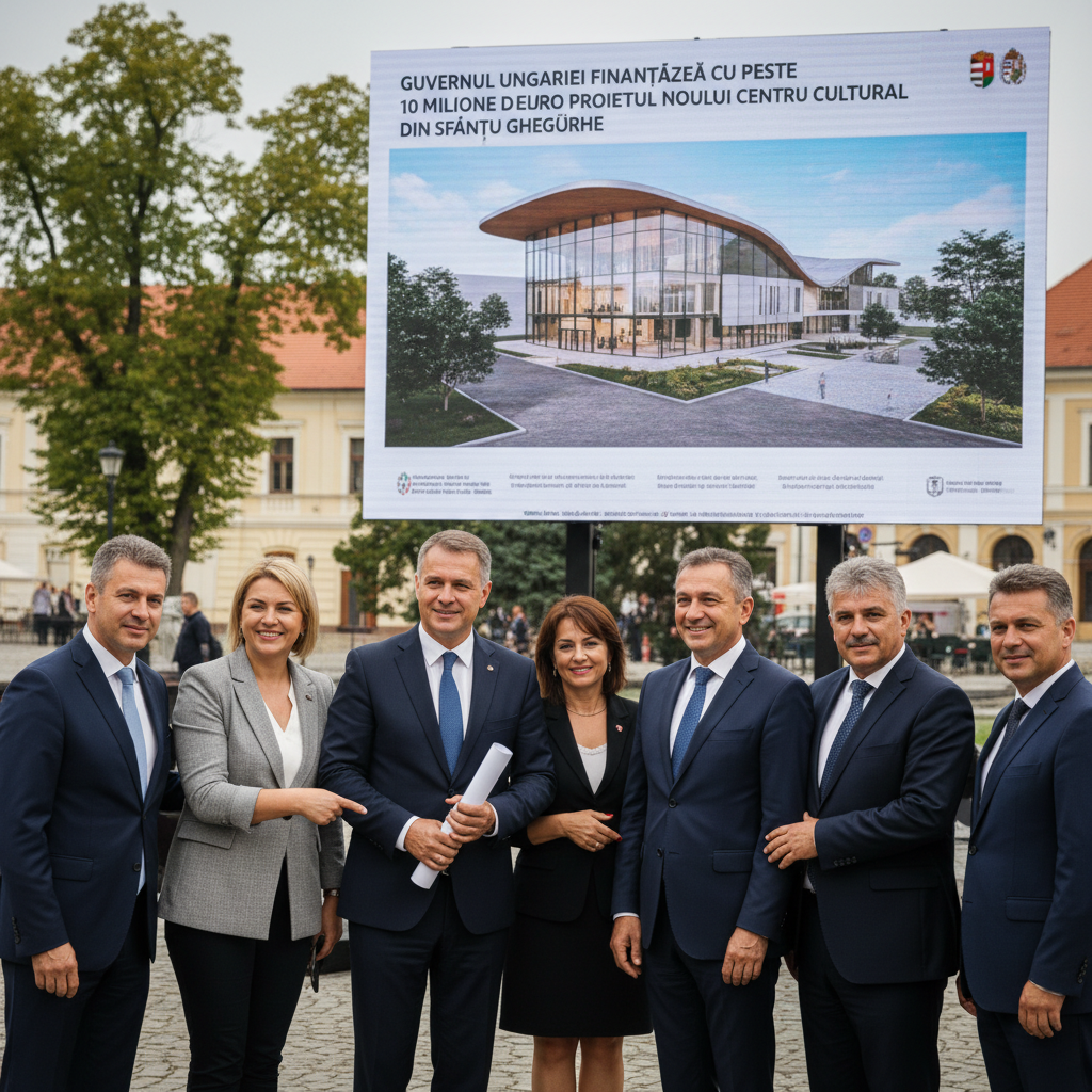 Guvernul Ungariei alocă peste 10 milioane de euro pentru construirea noului centru cultural din Sfântu Gheorghe