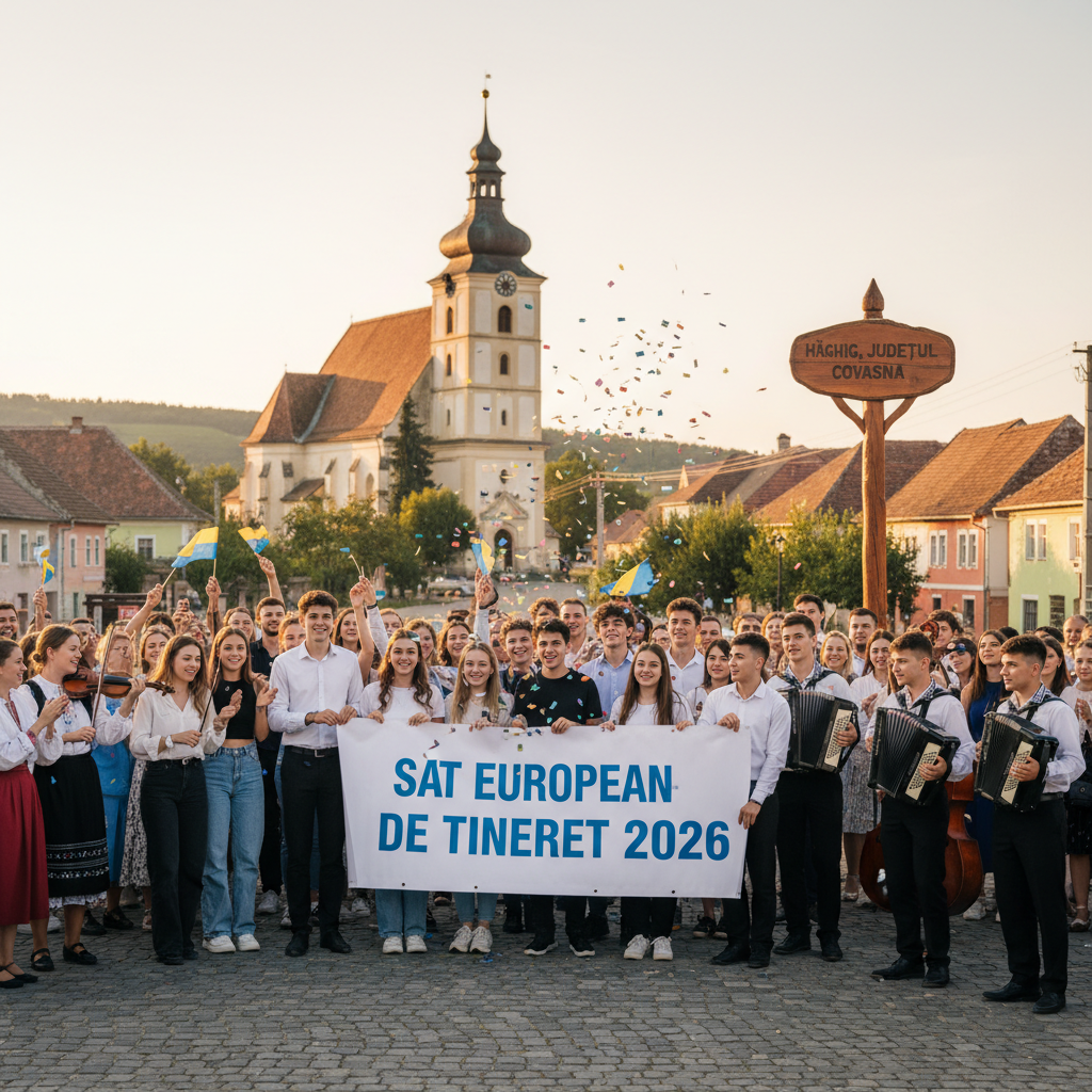Hăghig, județul Covasna, desemnat Sat European de Tineret 2026