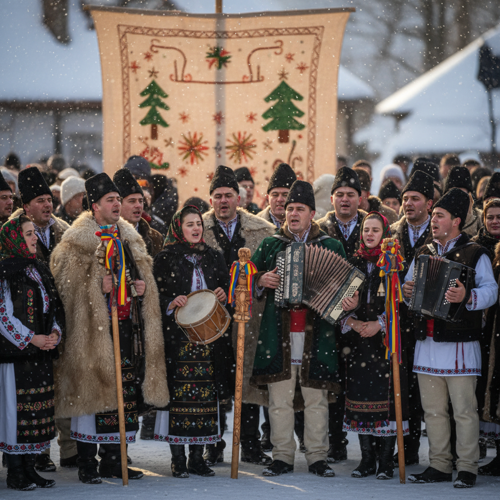 Începe astăzi a 35-a ediție a Festivalului de colinde și obiceiuri de iarnă Crăciunul la români