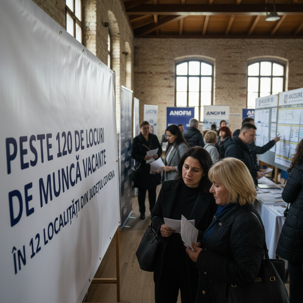 Peste 120 de joburi disponibile în 12 localități ale județului Covasna