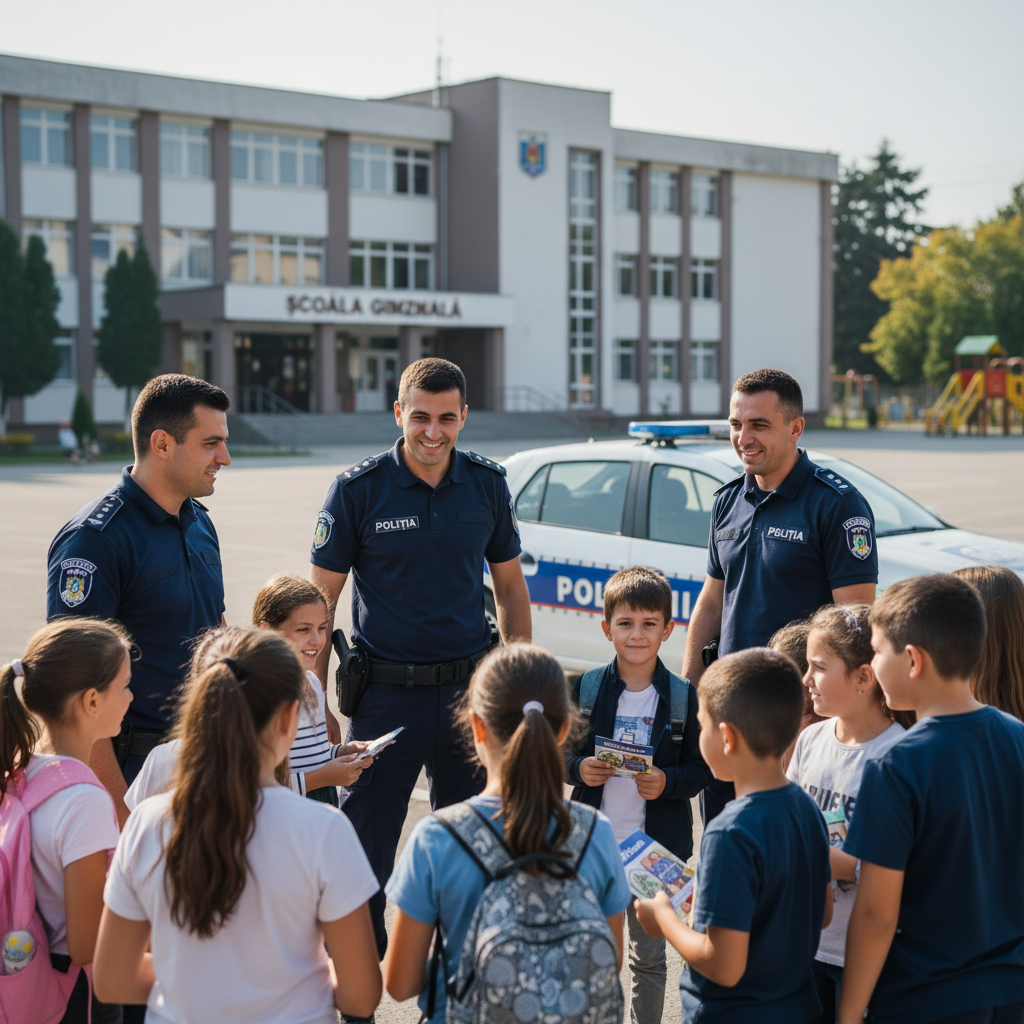 Poliția Covasna intensifică măsurile de siguranță în școlile din județ